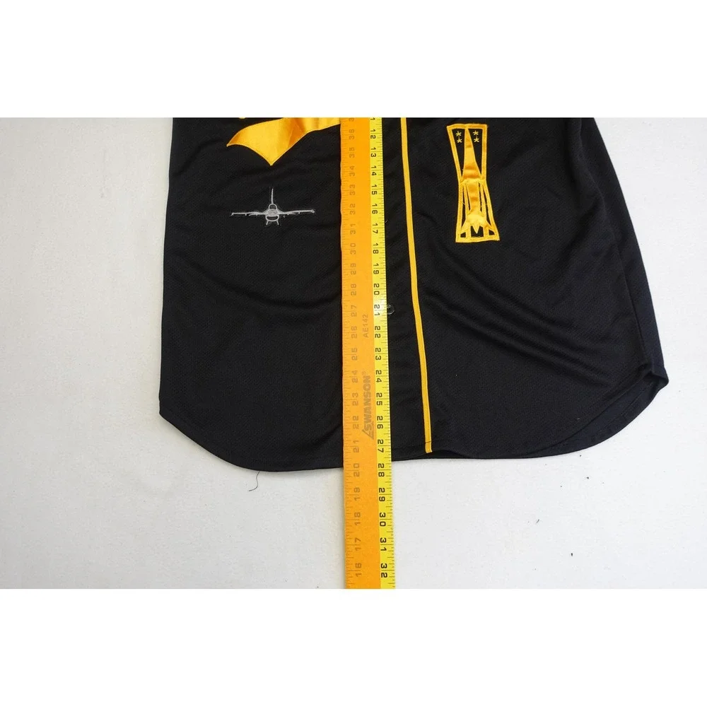 Weapons Jersey Mens M Black 14th Fighter Squadron Baseball Schmidt 07 Air Force